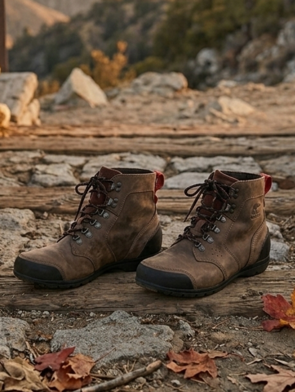 Sorel Men's Ankeny Mid Hiker Waterproof Boots - Tobacco/Black US 11.5